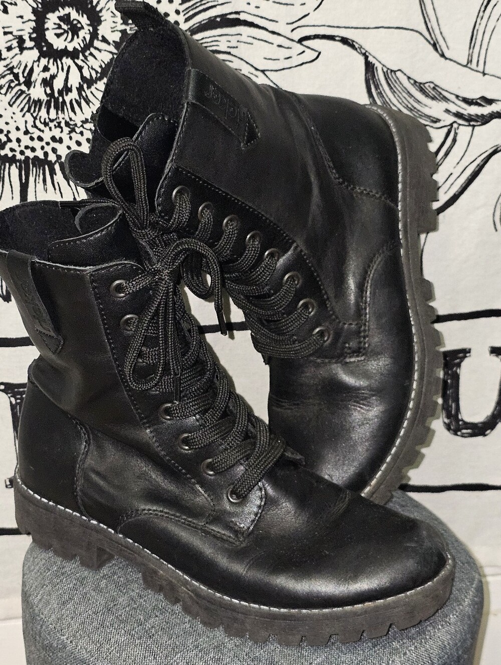 Rieker Ankle Boots Side Zippers Sz 37